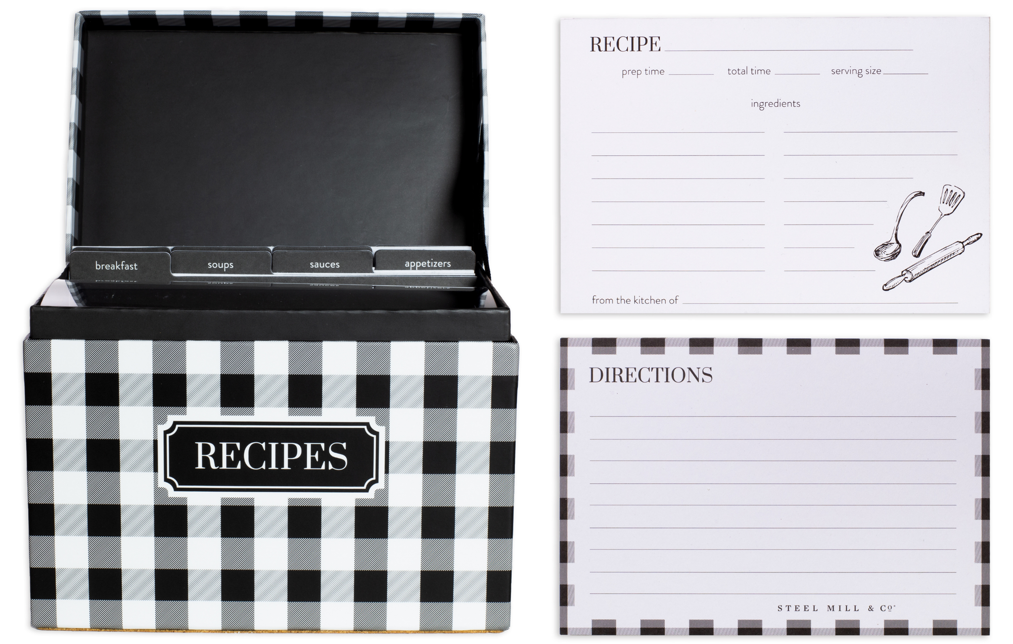 Recipe Box, Black