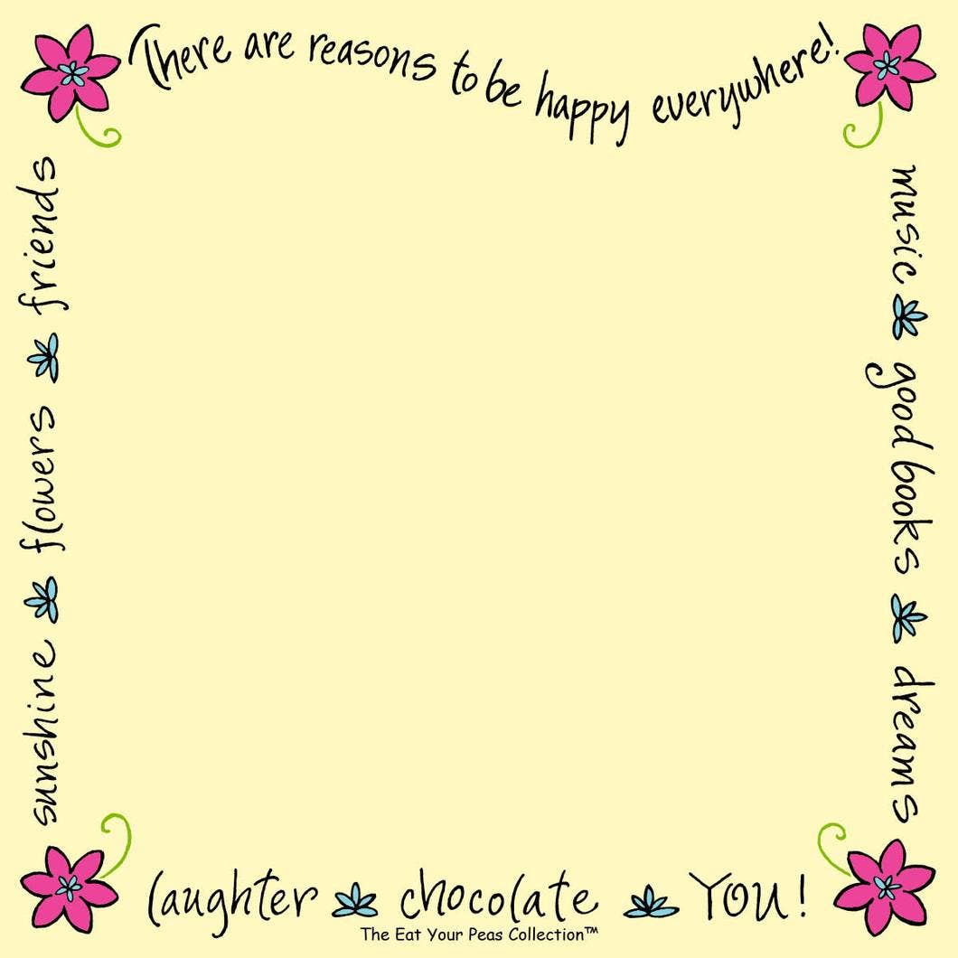 "Happy" Sweet Saying Notepad