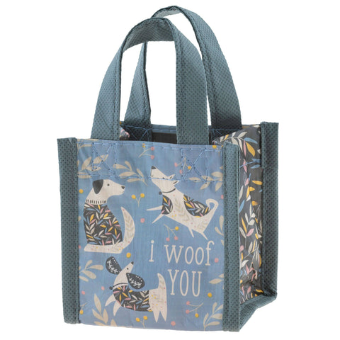 Recycled Tiny Gift Bag - I Woof You