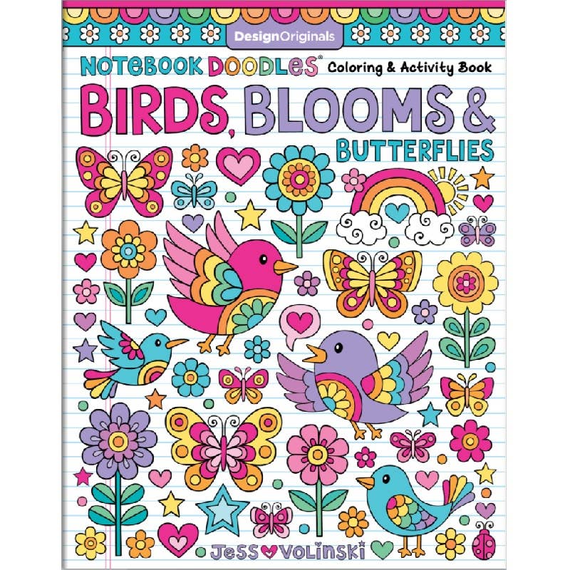 Birds & Blooms Coloring Book