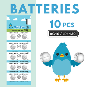 Ditty Bird AG10 Batteries - 10 Pack (US ONLY*)