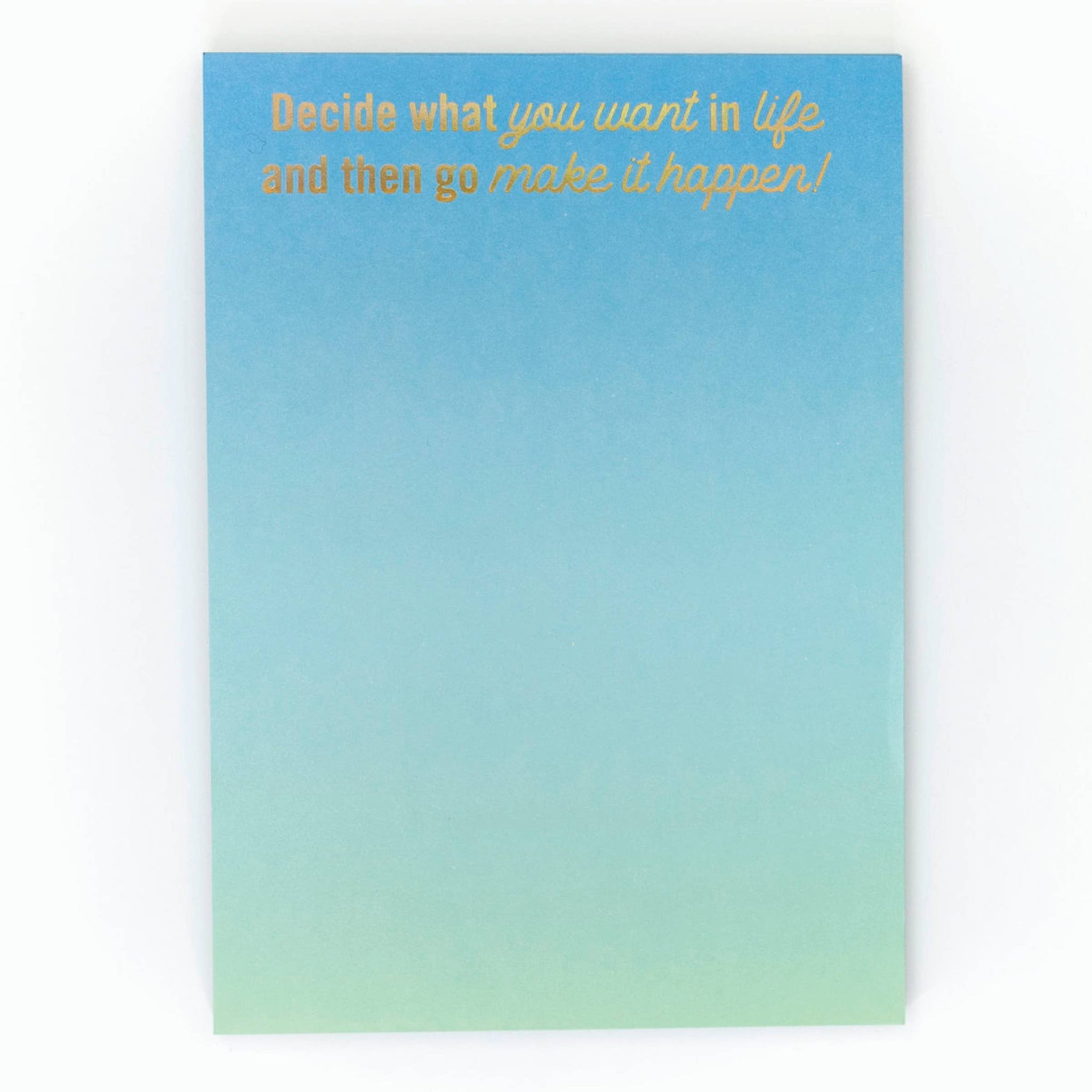 Make It Happen Notepad with Magnet