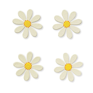 Daisy magnets S/4 White