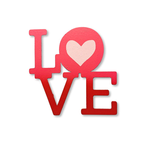 "Love" w/ Heart Magnet, Valentine's Day Decor