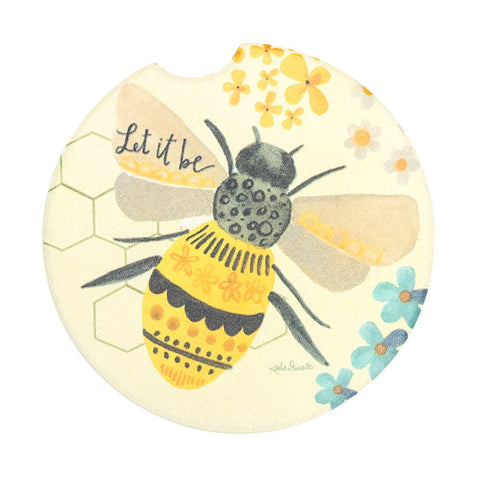 Let It Be-Bee Car Coaster