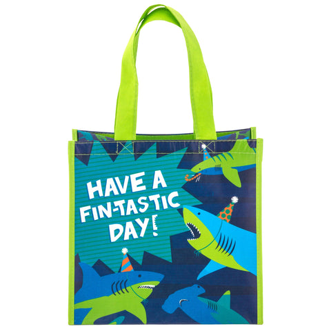 Medium Recycled Gift Bag - Shark