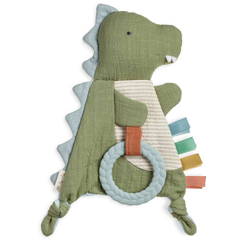 Bitzy Crinkle™ Sensory Toy with Teether: Dino