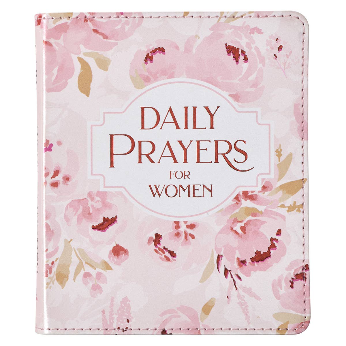 Daily Prayers for Women Pink Floral Faux Leather Devotional