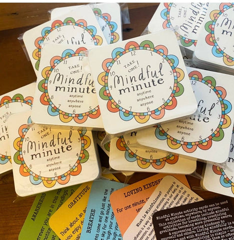 Mindful Minute Activity Cards for Mental Health & Wellness