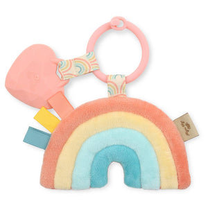 Itzy Pal™ Plush + Teether: Rainbow lol