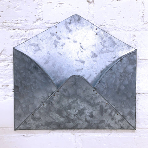 Envelope Wall Hanging - Zinc