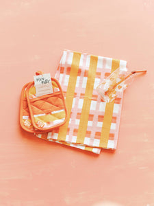 Summer Plaid Full Pattern - Flour Sack Towel