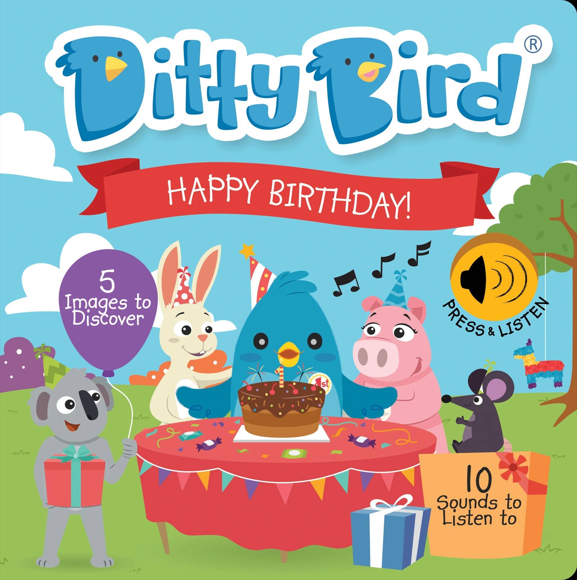 Ditty Bird Baby Birthday Book : Happy Birthday (Gift&Card)