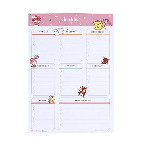 Hello Kitty Checklist Notepad