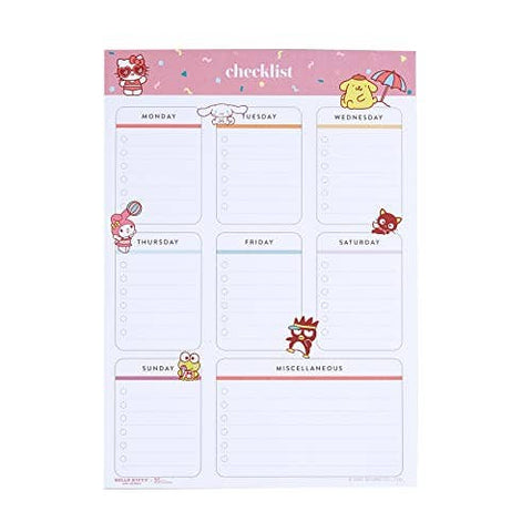 Hello Kitty Checklist Notepad