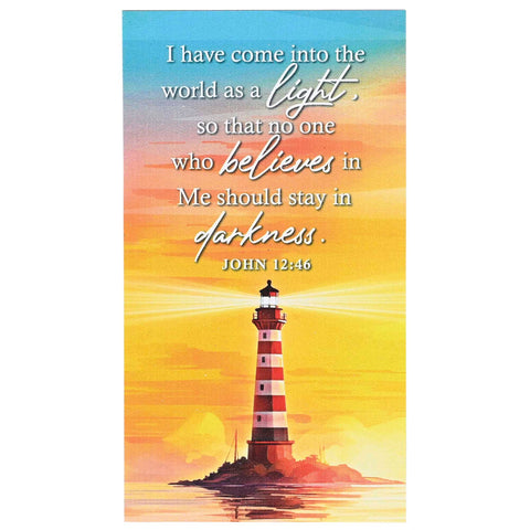 Magnet Lighthouse John 12:46 2.75x5