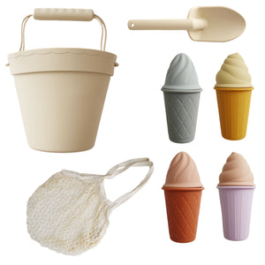 Classic Retro Ice Cream Beach Set