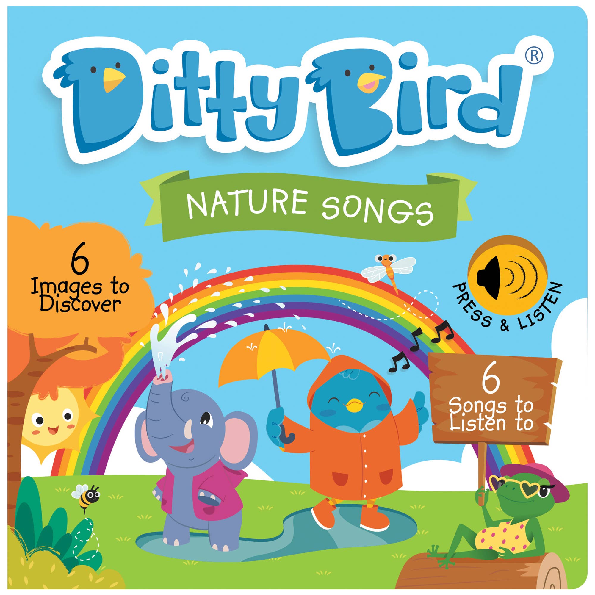 Ditty Bird Baby Sound Book Exploring for Kids :Nature songs