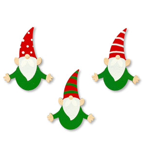 Christmas Gnome Magnets S/3
