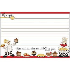 With Scripture Recipe Cards - Baking Chef