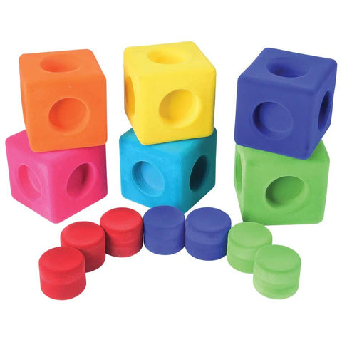 Rubbablox Building Blocks (set of 9)