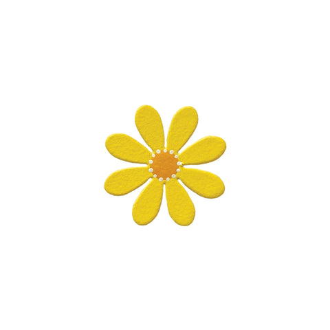 Daisy Open Stock Magnet Yellow