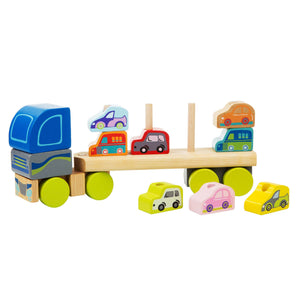 Wooden Truck with Cars LM-12