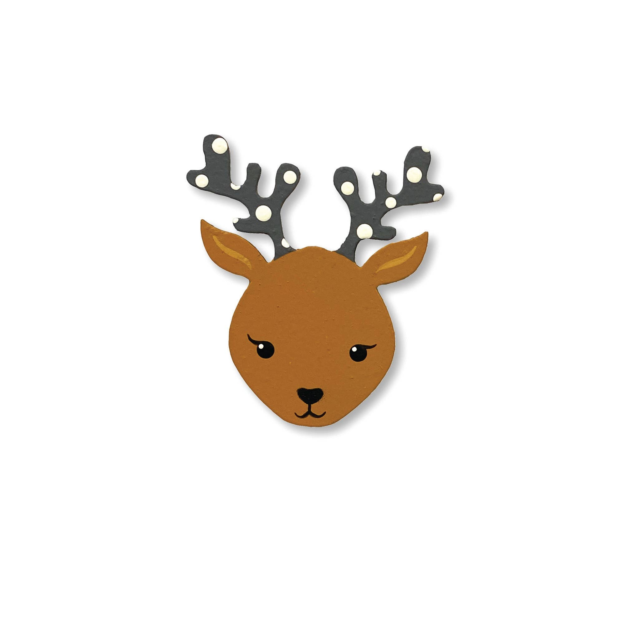 Reindeer Face Open Stock magnet