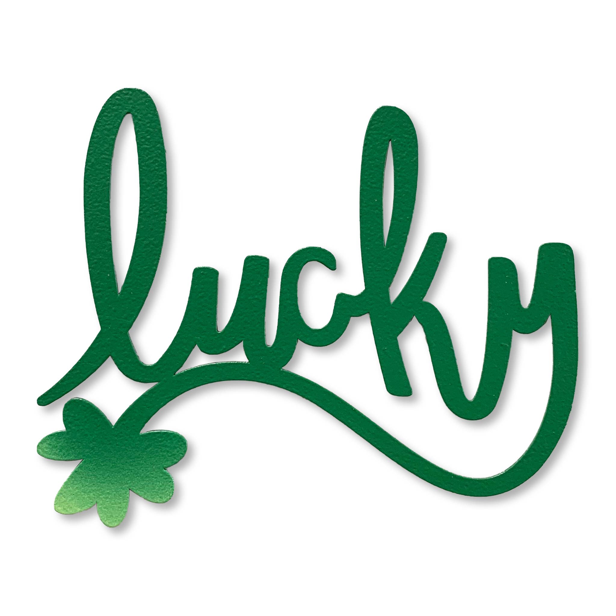 “Lucky” w/ Shamrock Magnet