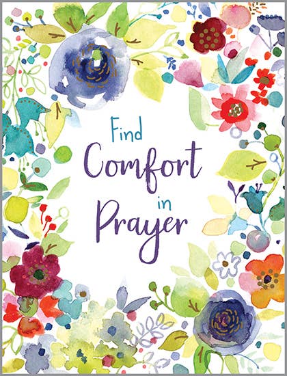 With Scripture Thinking of You Card - Comfort in Prayer