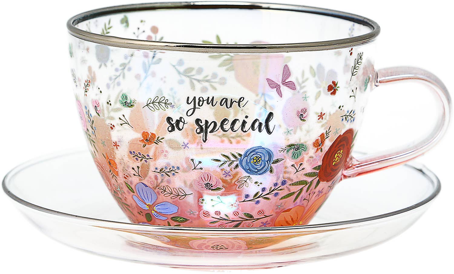 Special Someone - 7 oz Glass Tea Cup and Saucer