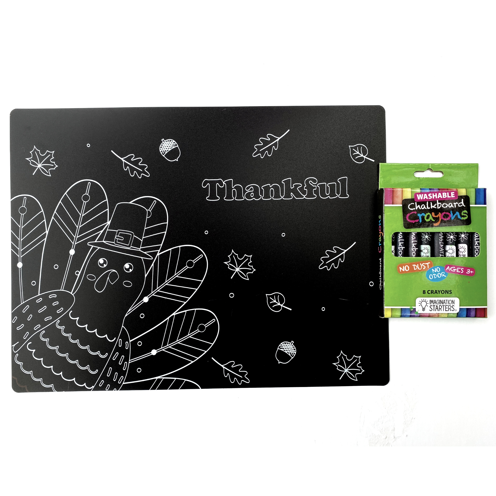 Small Gobble Chalkboard Coloring Kit