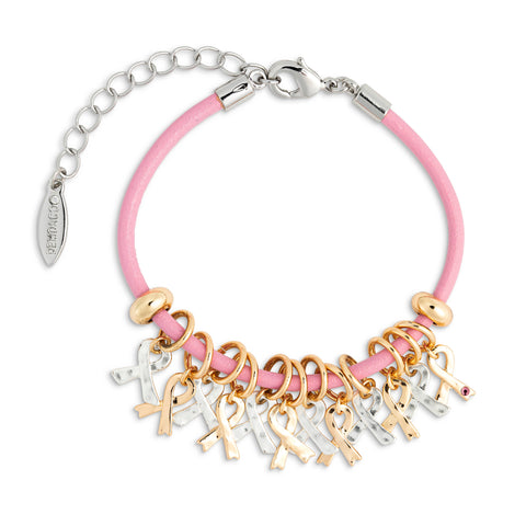 Charm Bracelet - Pink Ribbon