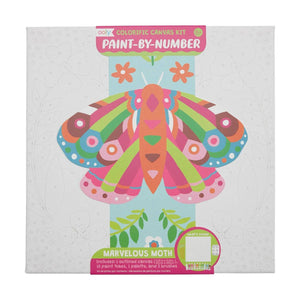 Colorific Canvas Paint By Number Kit: Marvelous Moth