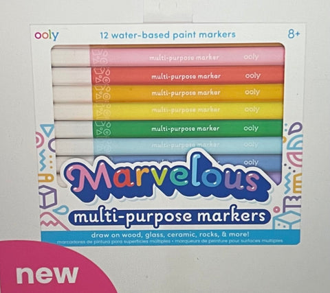 Marvelous Mutli Purpose Paint Marker - Set of 12