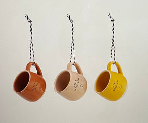 Latte Love Coffee Pod Mug Ornaments