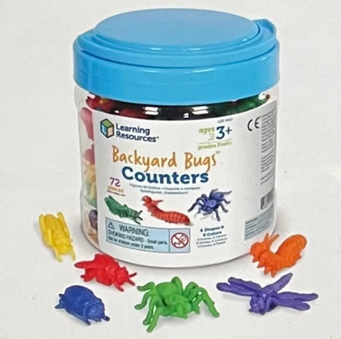 Backyard Bugs Counters, Set of 72