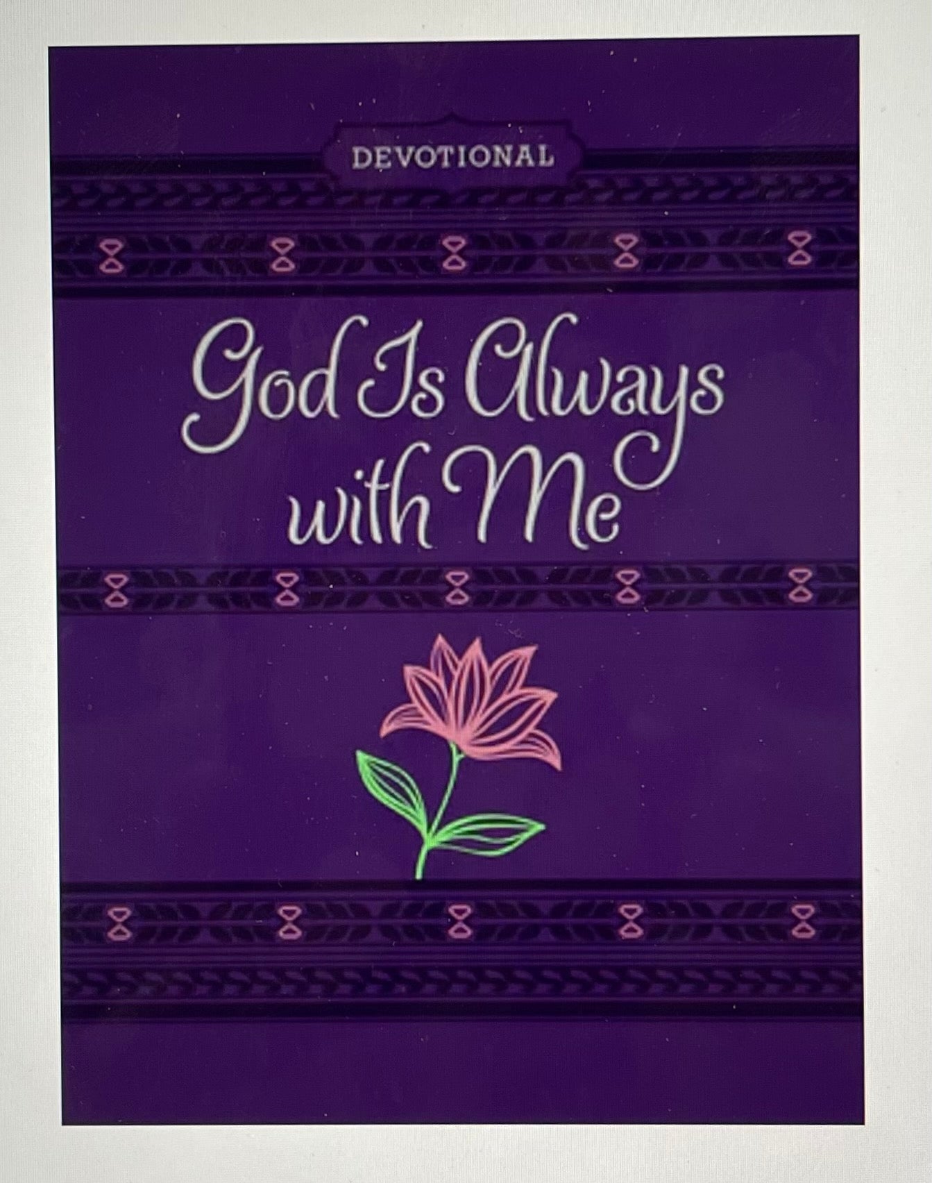 God Is Always with Me ziparound devotional