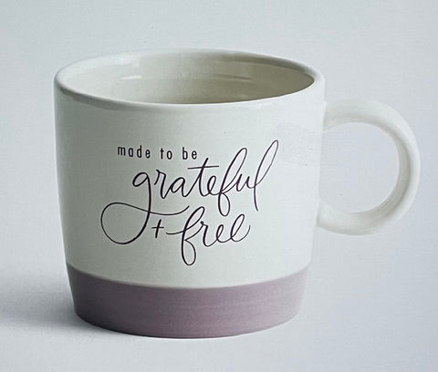 Studio 71 - Grateful + Free - Ceramic Mug