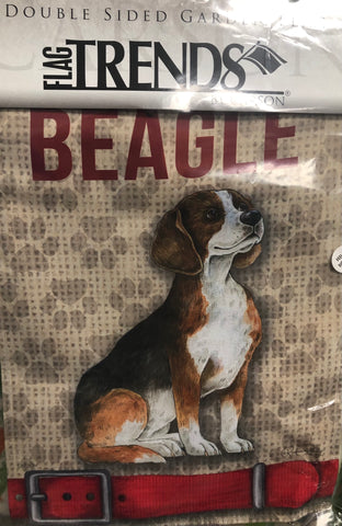 Spoiled Beagle Garden Flag