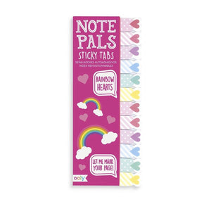 Note Pals Sticky Note Tabs - Rainbow Hearts
