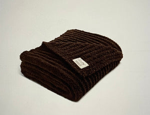 Espresso Giving Blanket - Giving Collection Knit Fabric Men's