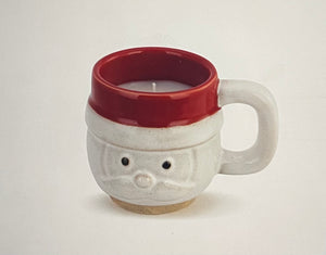 Mini Candle Mug - Santa