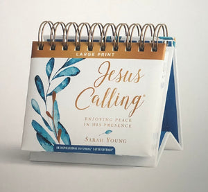 Jesus Calling: Enjoying Peace in His Presence - Large Print - Perpetual Calendar