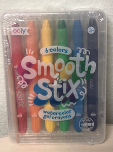 Smooth Stix Watercolor Gel Crayons (6 pk)