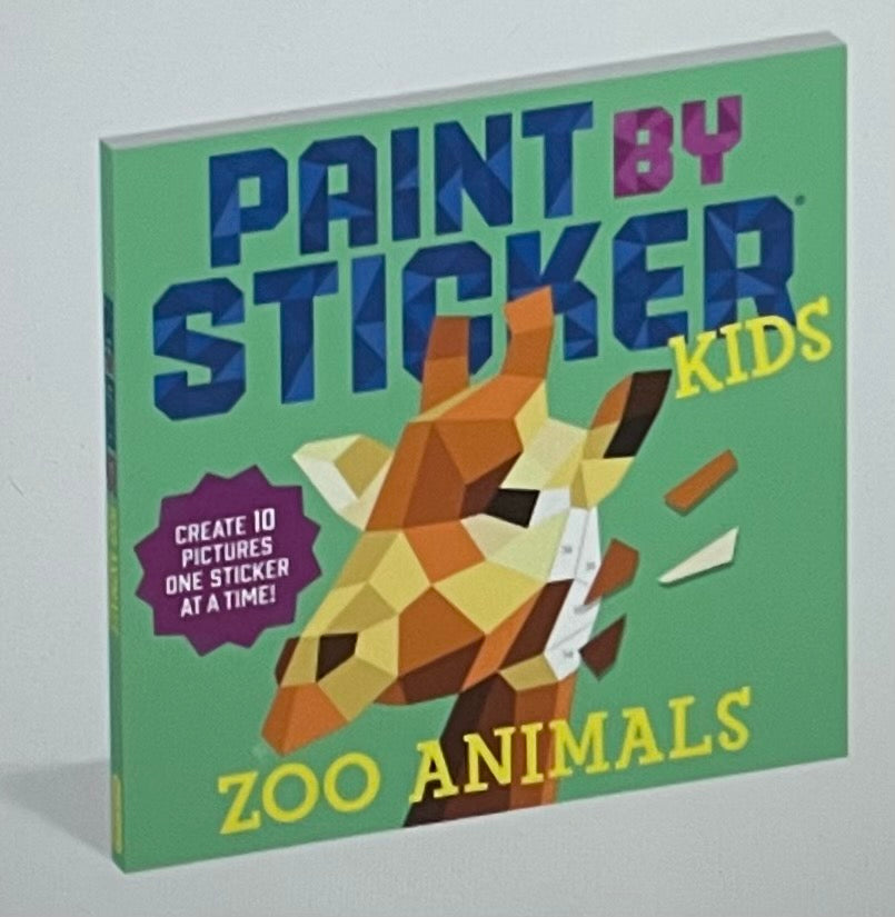 Paint by Sticker Kids: Zoo Animals