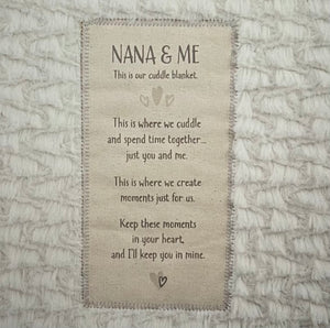 Nana and Me Cuddle Blanket