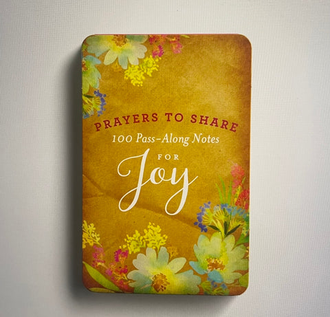 Prayers to Share for Joy - 100 Pass-Along Notes