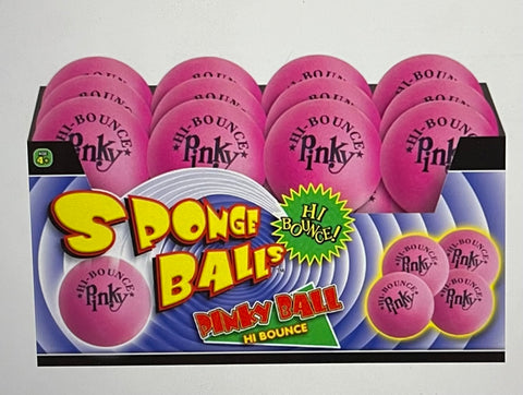 PINKY-SPONGE HI BOUNCE BALLS