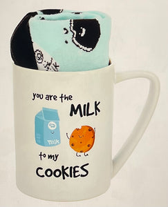 Milk to My Cookies - 18 oz Mug and Sock Set